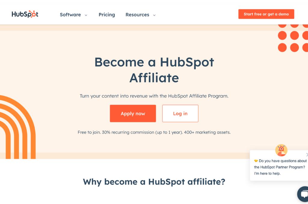 HubSpot Affiliate Program