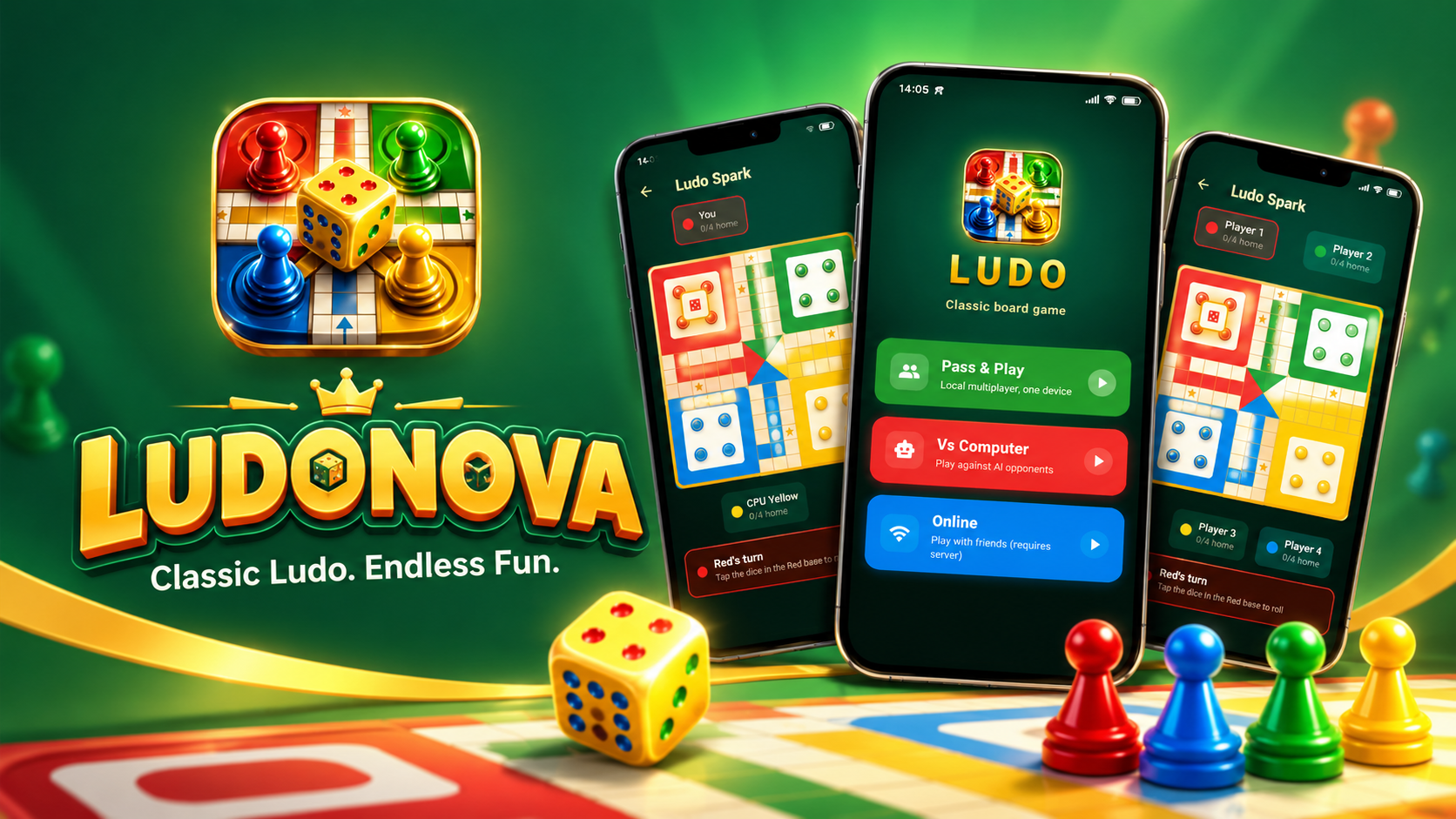 ludonova-Ludo Game Made for Entertainment